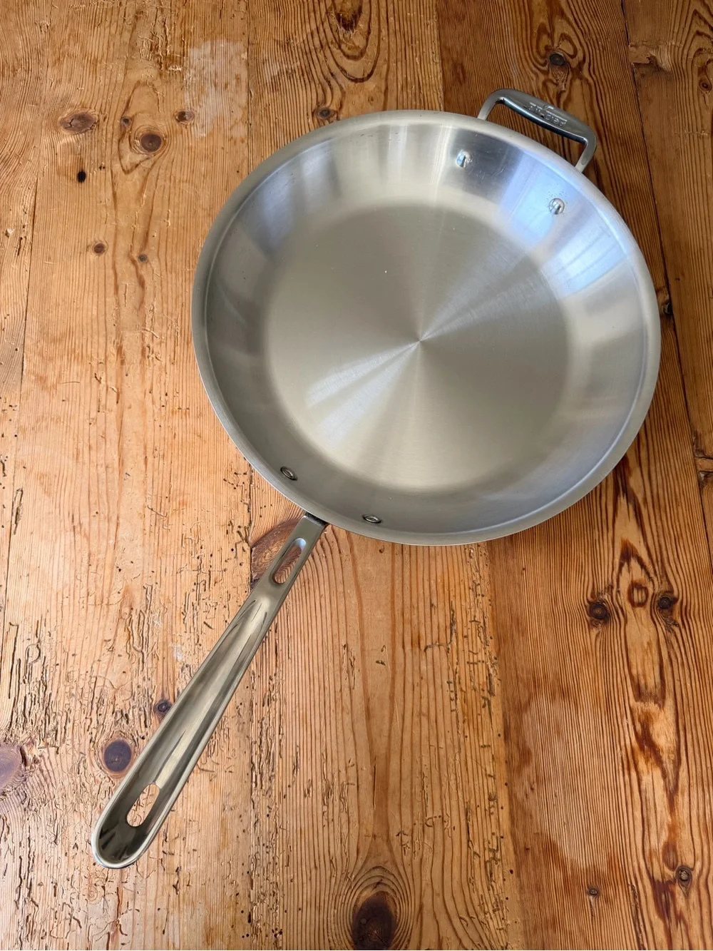 All-Clad Stainless Steel Fry Pan - Polished Silver - Picture 2 of 4